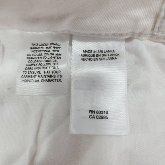 Lucky Brand Jeans Womens 14/32 White Mid Rise Sweet Boot Bootcut Stretch Denim - Picture 8 of 15